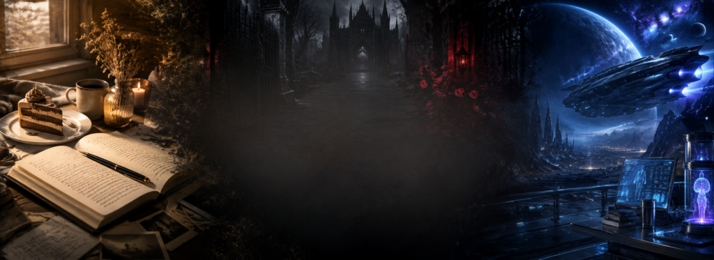 Genre image for Jerry G. Books featuring science fiction, horror, fantasy, and AI-assisted storytelling