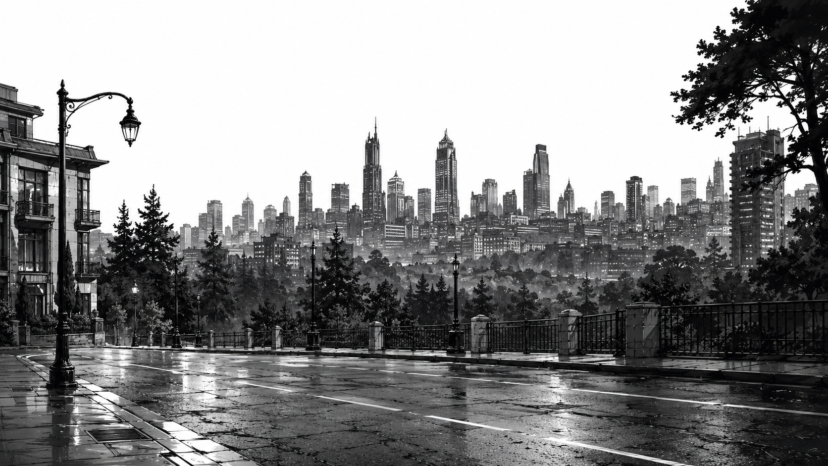 Aragost skyline cinematic art